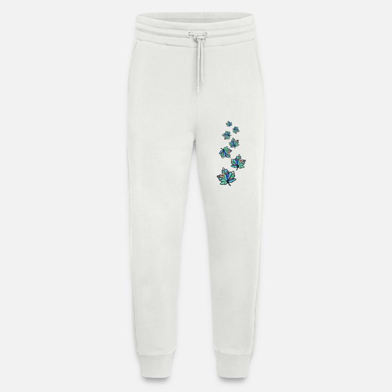 Ahorn Blätter Bunt Herbst - Jogginghose - made by SPREAD - OFF WHITE