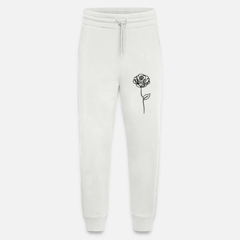 rose - Jogging Pants - made by SPREAD  - OFF WHITE