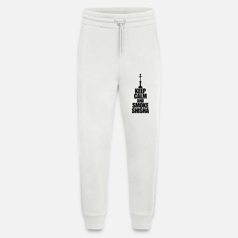 Keep Calm and Smoke Shisha Design - Jogging Pants - made by SPREAD  - OFF WHITE