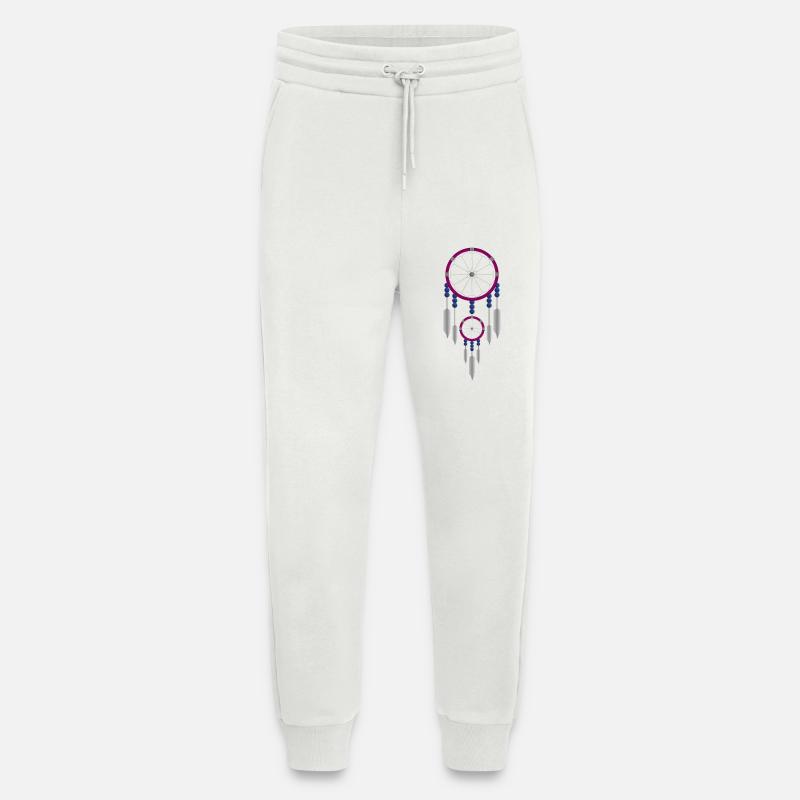 Lila-blauer Traumfänger - Jogginghose - made by SPREAD - OFF WHITE
