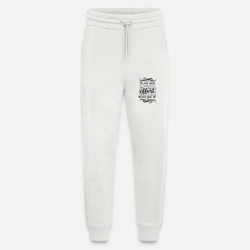 Geben Sie niemals auf - Jogginghose - made by SPREAD - OFF WHITE
