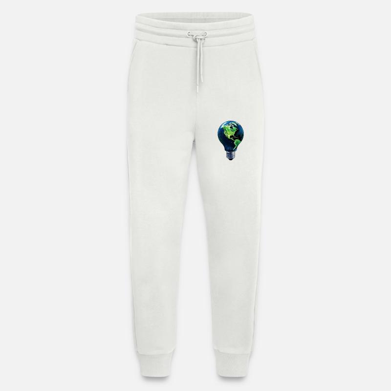 Glühbirne Welt - Jogginghose - made by SPREAD - OFF WHITE