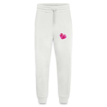 LOVE. NOËL. COUPLE. JUST MARRIED. EVJF - Pantalon de jogging bio décontracté fabriqué en UE - OFF WHITE - Devant