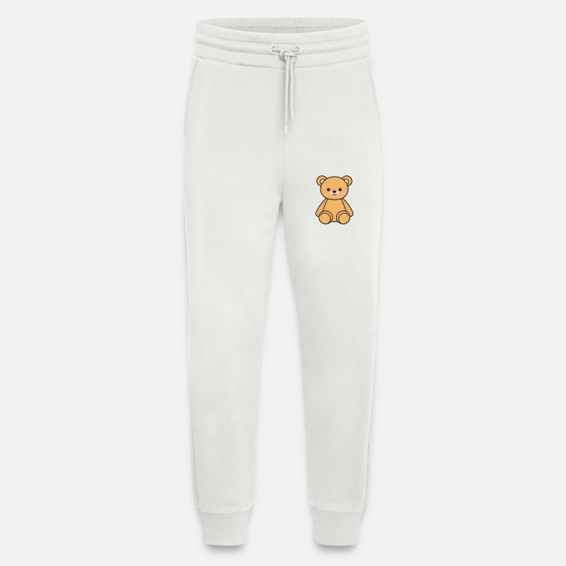 Niedlicher Teddybär Cartoon - Jogginghose - made by SPREAD - OFF WHITE