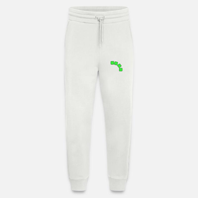 Grüne Quadrate Sequenz - Jogginghose - made by SPREAD - OFF WHITE