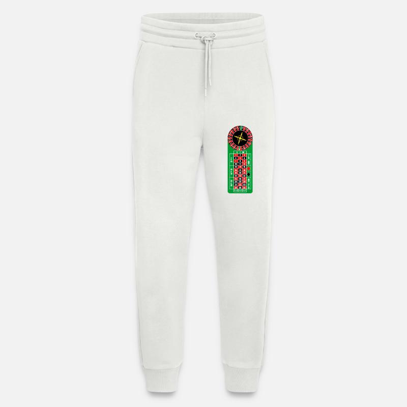 Roulette Casino Logo - Jogginghose - made by SPREAD - OFF WHITE