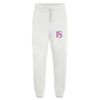 18. 18 JAHRE ALT. 18-JÄHRIGES JUBILÄUM. GEBURTSTAG 18 JAHRE. - Jogginghose - made by SPREAD - OFF WHITE - Vorne