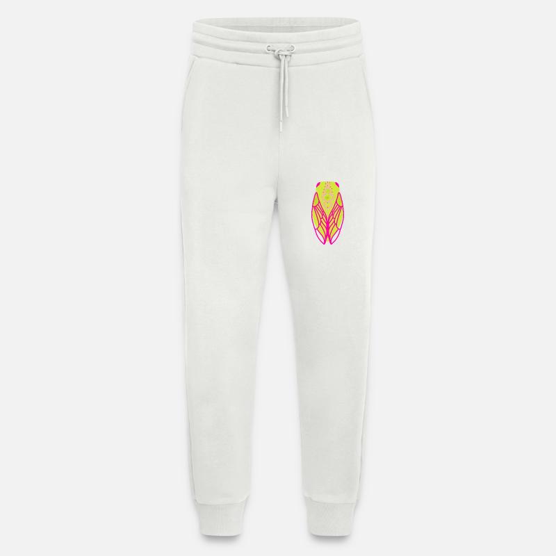Fluoreszierende farbige Zikade - Jogginghose - made by SPREAD - OFF WHITE