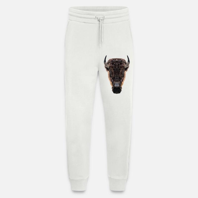 bison - Jogging Pants - made by SPREAD  - OFF WHITE