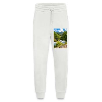 Geiranger panorama Storseterfossen Norway - Jogging Pants - made by SPREAD  - OFF WHITE - Front