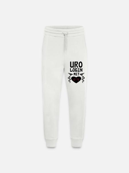 Urologin mit Herz Geschenk - Jogginghose - made by SPREAD - OFF WHITE