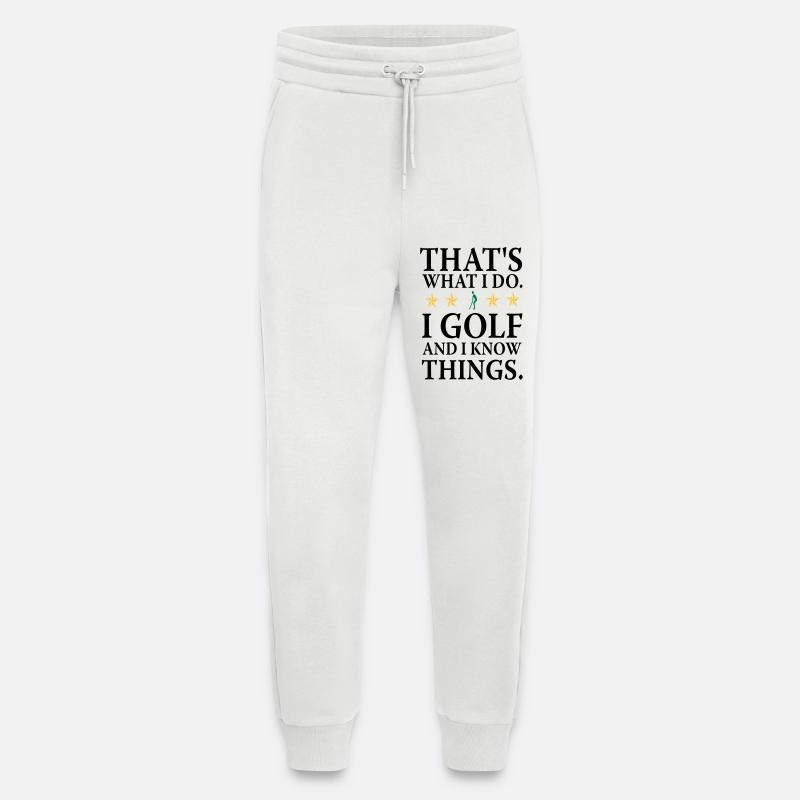 Ich do Golf - Jogging Pants - made by SPREAD  - OFF WHITE