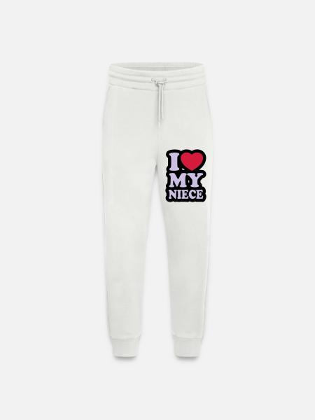I love my niece - Jogging Pants - made by SPREAD - OFF WHITE