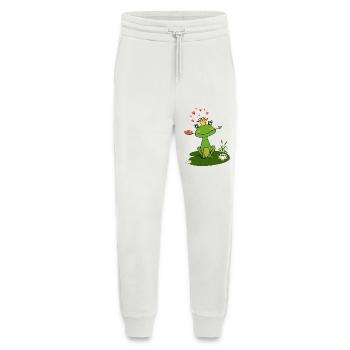 Charming frog with crown and heart - Jogging Pants - made by SPREAD  - OFF WHITE - Front