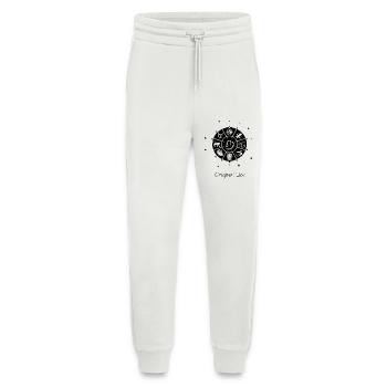 Zodiac sign Leo 001 black - Jogging Pants - made by SPREAD  - OFF WHITE - Front