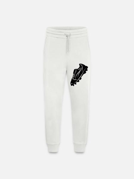 Fußballschuh transparente Schattenfigur - Jogginghose - made by SPREAD - OFF WHITE