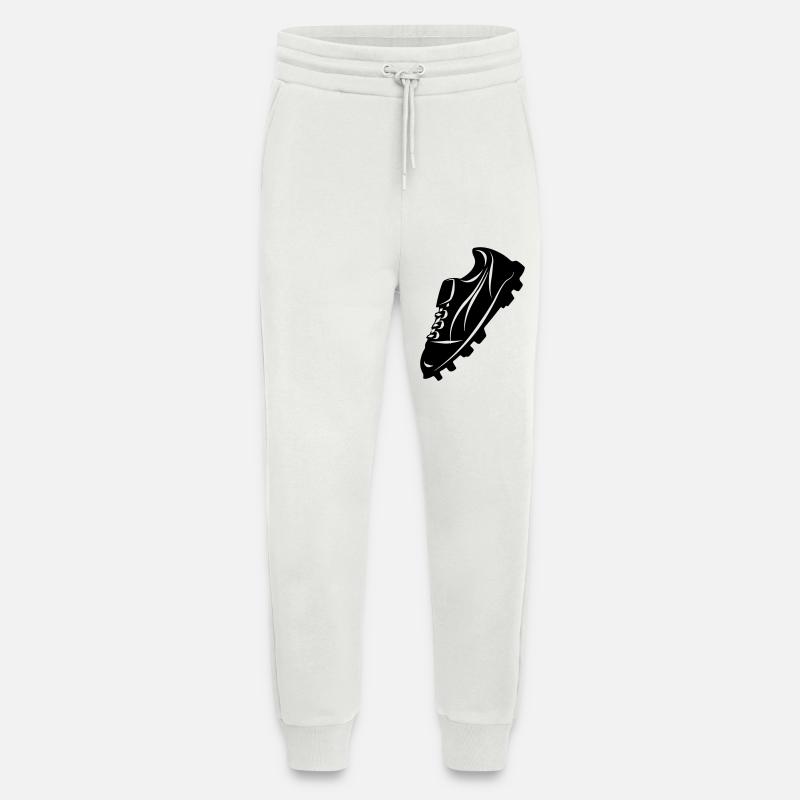 Football boot transparent shadow figure - Jogging Pants - made by SPREAD  - OFF WHITE