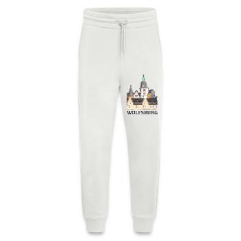 Wolfsburg, Castle - Jogging Pants - made by SPREAD  - OFF WHITE - Front