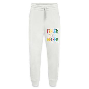 Fehler sind bunte Helfer Schriftzug mehrfarbig - Jogginghose - made by SPREAD - OFF WHITE - Vorne