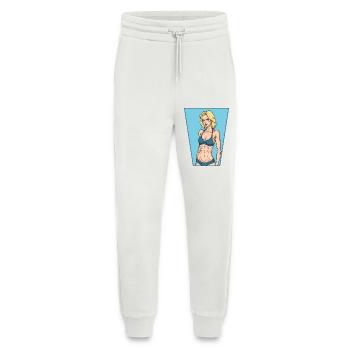 Fitness Mädchen - Jogginghose - made by SPREAD - OFF WHITE - Vorne