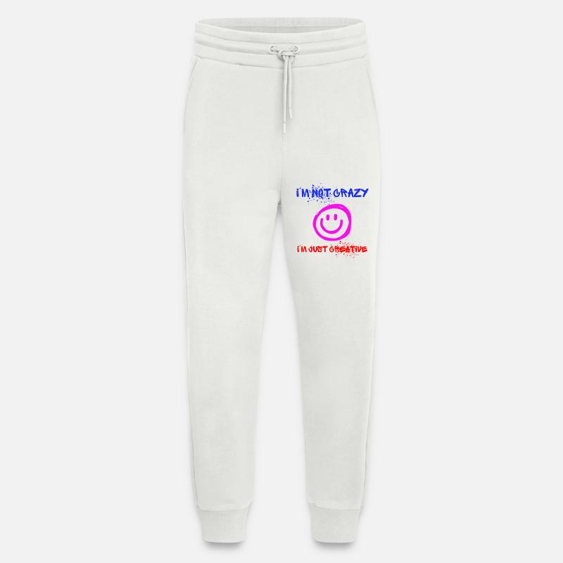 I’m not crazy – I’m just creative 😜 - Jogginghose - made by SPREAD - OFF WHITE