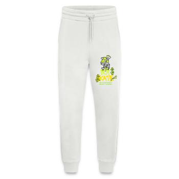 Boy Skateboarding Skull Graphic Design - Jogging Pants - made by SPREAD  - OFF WHITE - Front