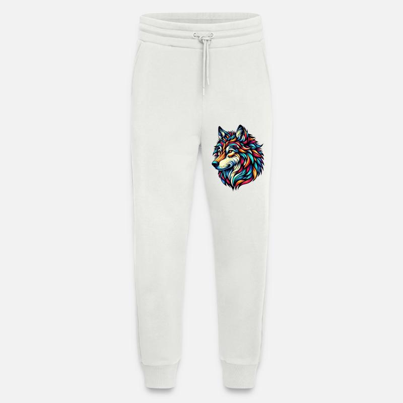 Wolf - Jogging Pants - made by SPREAD  - OFF WHITE