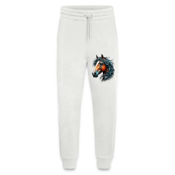 Cheval - Pantalon de jogging bio décontracté fabriqué en UE - OFF WHITE - Devant