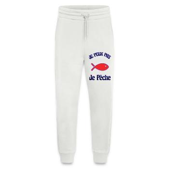 I CAN'T. I FISHED. FISHERMAN. HUMOR. RETIREMENT - Jogging Pants - made by SPREAD  - OFF WHITE - Front