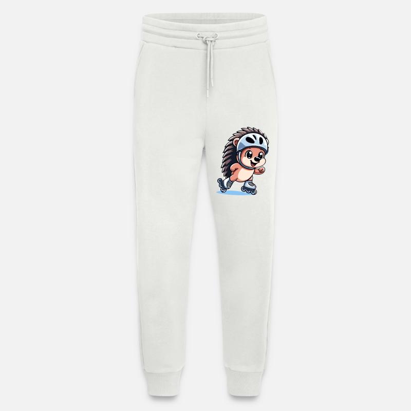 Speedy Hedgehog: Rollschuh-Champion - Jogginghose - made by SPREAD - OFF WHITE