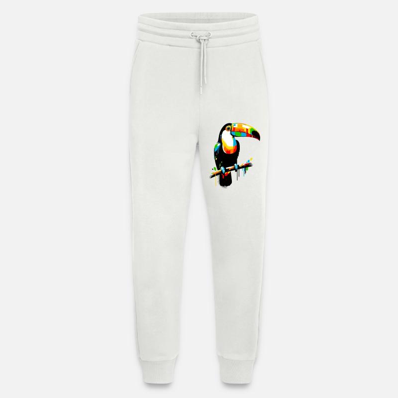 Toucan - Jogging Pants - made by SPREAD  - OFF WHITE