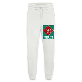 MERCI. MAÎTRESSE. MAÎTRE. MERCI MAÎTRESSE - Pantalon de jogging bio décontracté fabriqué en UE - OFF WHITE - Devant