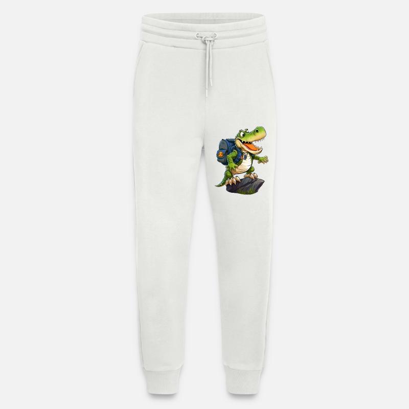 Crocodile Hiking / Mountaineering Crocodiles - Jogging Pants - made by SPREAD  - OFF WHITE