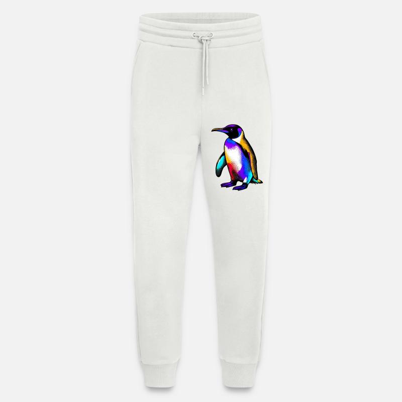 Pingouin - Pantalon de jogging bio décontracté fabriqué en UE - OFF WHITE