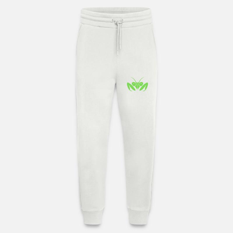 Fascinating praying mantis - Jogging Pants - made by SPREAD  - OFF WHITE