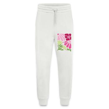 Boho Flowers Spring Summer Garden Nature - Jogging Pants - made by SPREAD  - OFF WHITE - Front