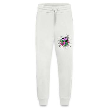 "Bewusst_Mensch25" by Acryl Galerie - Jogging Pants - made by SPREAD  - OFF WHITE - Front