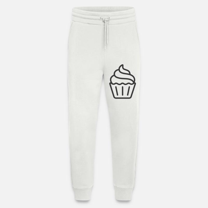 Cupcake Logo Icon Design - Jogging Pants - made by SPREAD  - OFF WHITE