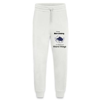 Schlafendes Schaf im Mondlicht mit Narkolepsie  - Jogginghose - made by SPREAD - OFF WHITE - Vorne