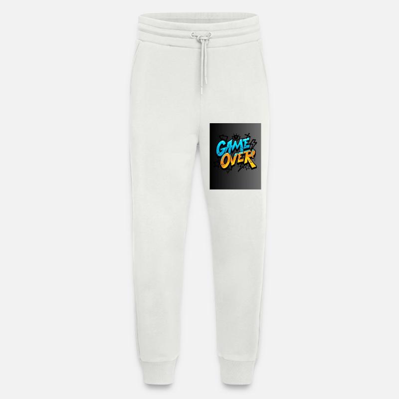 Graffiti Style Game Over Design - Jogging Pants - made by SPREAD  - OFF WHITE