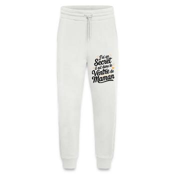 Pregnancy announcement for future dad / future mother - Jogging Pants - made by SPREAD  - OFF WHITE - Front