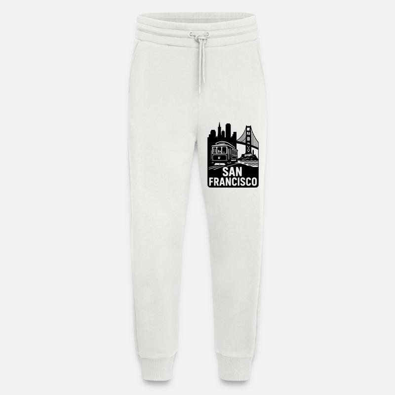 San Francisco Silhouette - Jogginghose - made by SPREAD - OFF WHITE