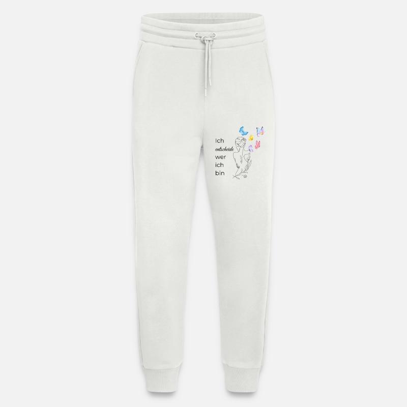 Ich ENTSCHEIDE wer ich bin - Jogginghose - made by SPREAD - OFF WHITE