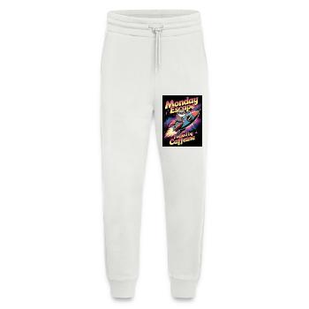 Monday Escape Fueled by Caffeine - Jogginghose - made by SPREAD - OFF WHITE - Vorne