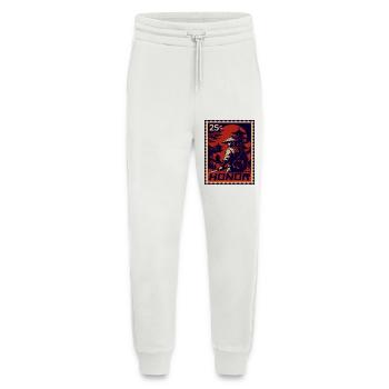 Red Samurai Stamp of Honor - Jogging Pants - made by SPREAD  - OFF WHITE - Front