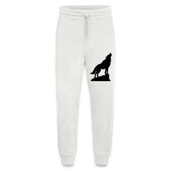 Wolf Animal Icon - Jogging Pants - made by SPREAD  - OFF WHITE - Front