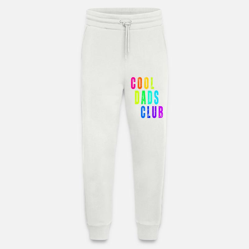 Dads Club Regenbogen Design - Jogginghose - made by SPREAD - OFF WHITE