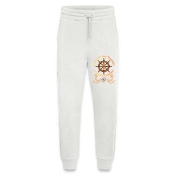 Jesus is the captain of my life - Christian - Jogging Pants - made by SPREAD  - OFF WHITE - Front