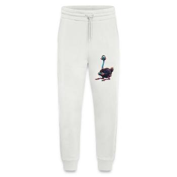 Strauß Gaming Tier Videospiele Lustiger Strauß - Jogginghose - made by SPREAD - OFF WHITE - Vorne