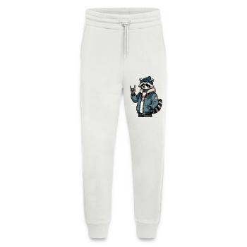 Cool raccoon - Jogging Pants - made by SPREAD  - OFF WHITE - Front